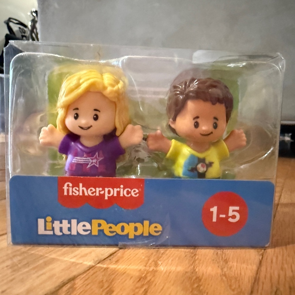 Fisher-Price Little People Soccer Player Figures New